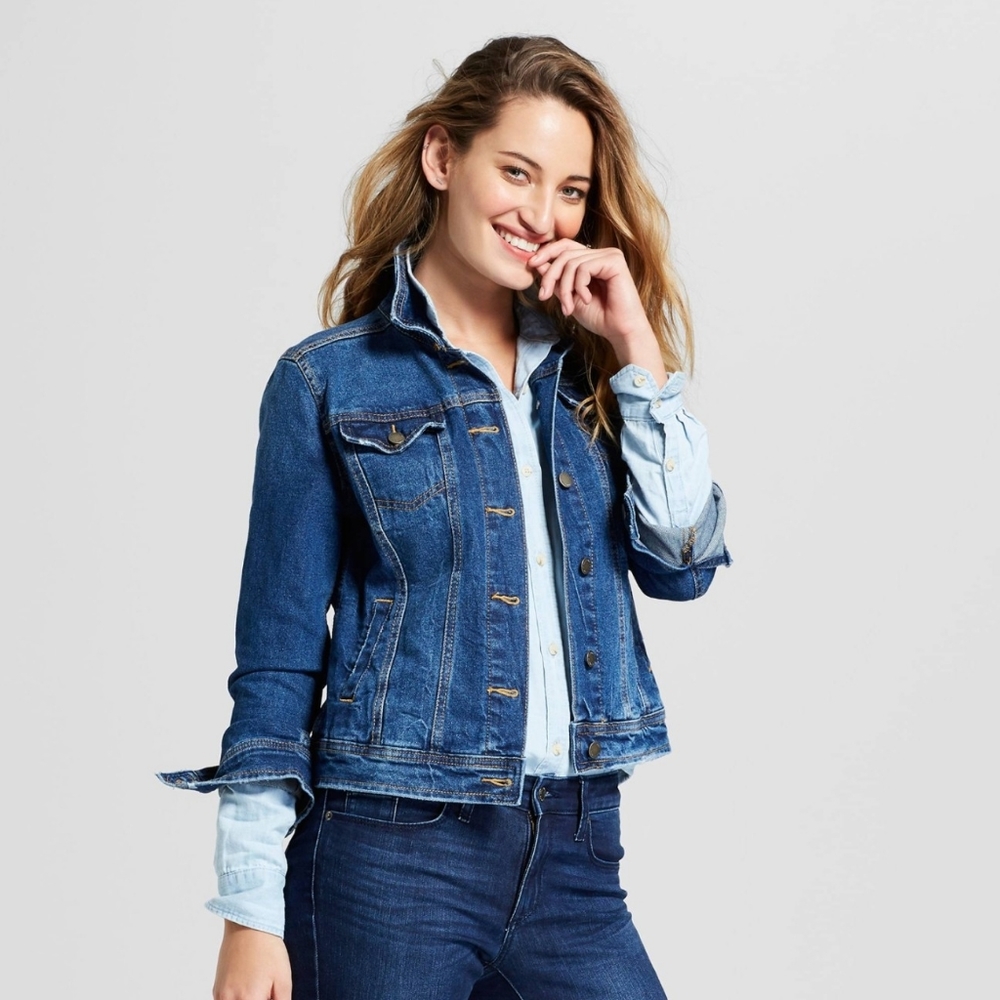 Jean Jacket by Universal Thread Freeborn Denim Trucker 1X